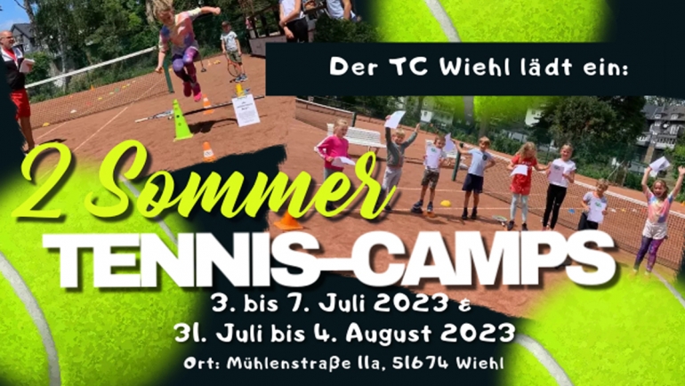 2 Sommer Tennis-Camps 2023